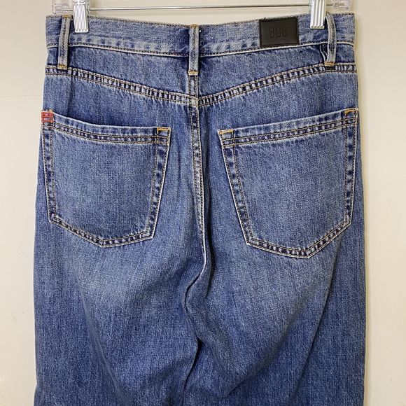 BDG Urban Outfitte High-Waist Blue High Rise Wide Leg Denim Jeans - Picture 5 of 12